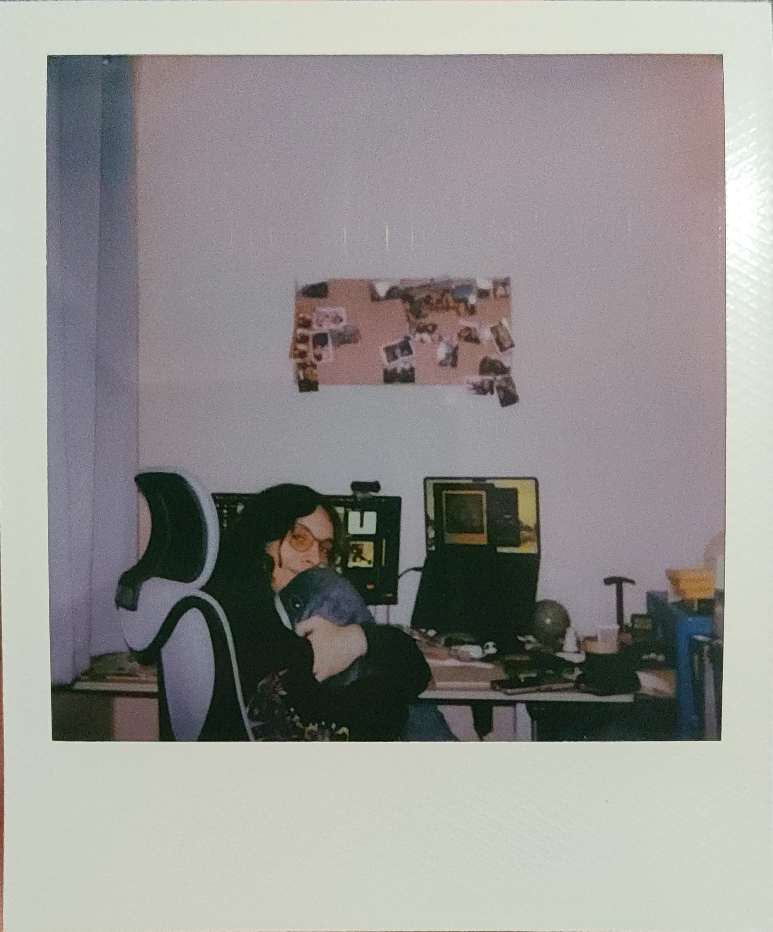 polaroid of amber